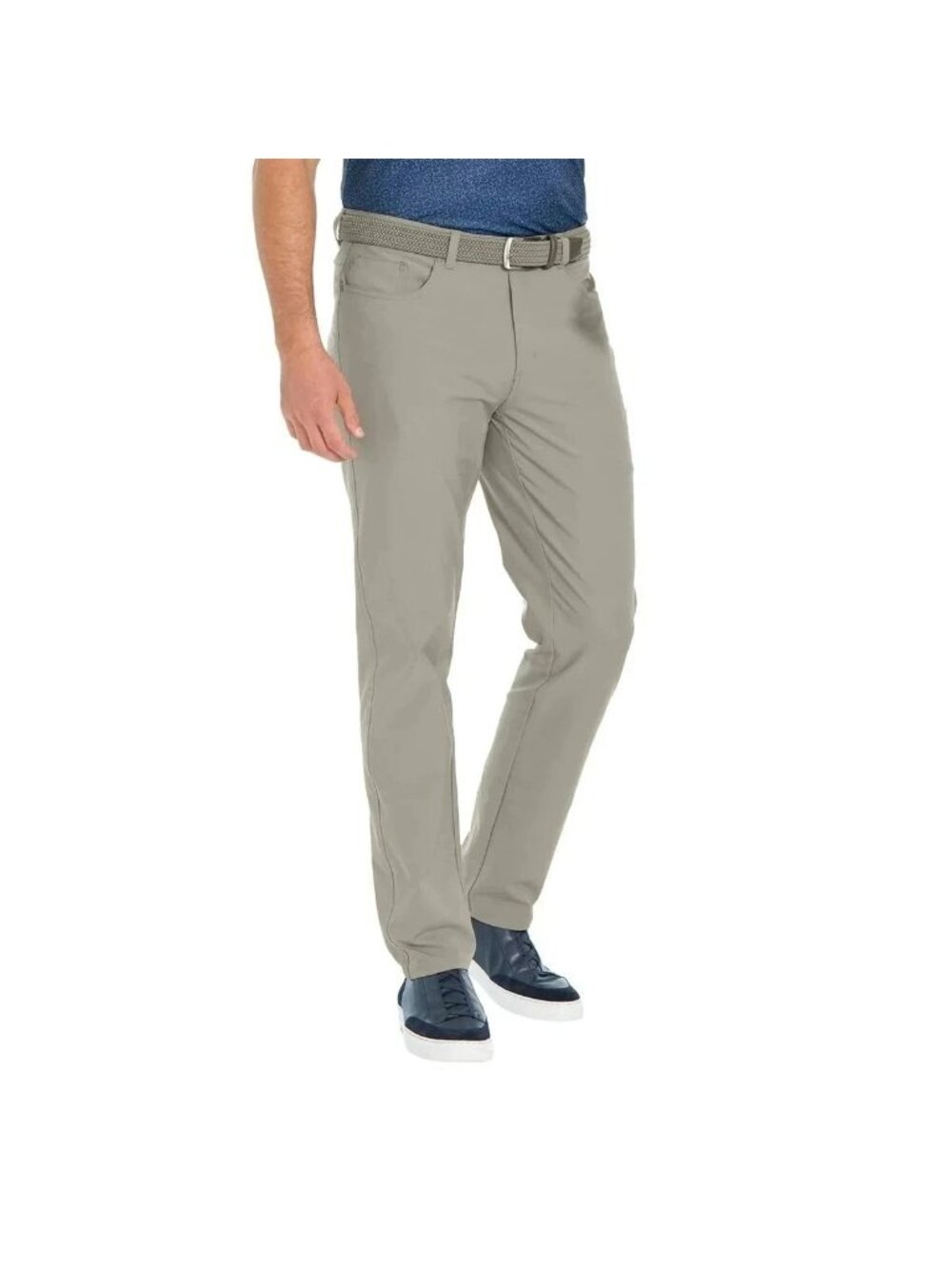 Greg Norman Men's 30x29 Olive Stretch Straight Fit Golf Pants  N1443